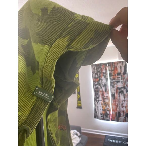 LRG Tree Camo Deep Cover Zip Up Hoodie Size XL - Picture 2 of 8